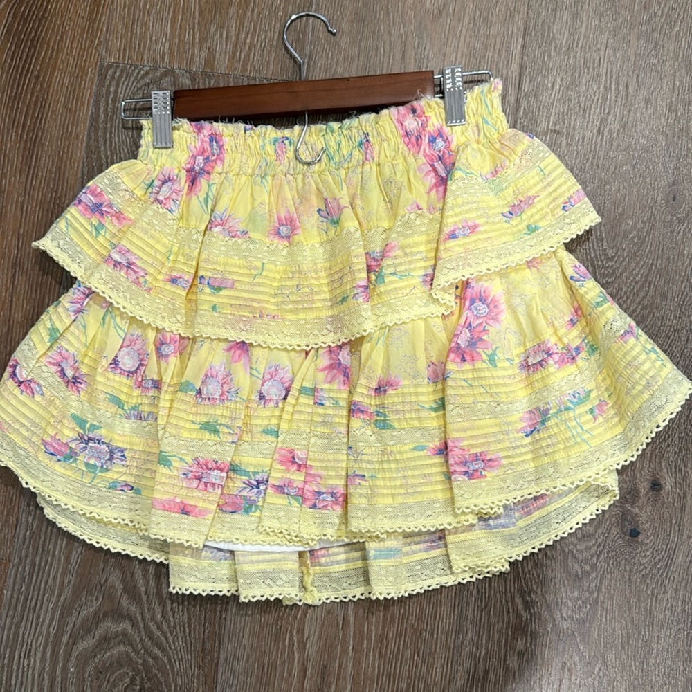 Love Shack Fancy tiered skirt